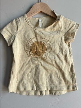 Rylee + Cru Sun Graphic Tee Neutral Baby Shirt 18-24M Boho Minimalist Scandi